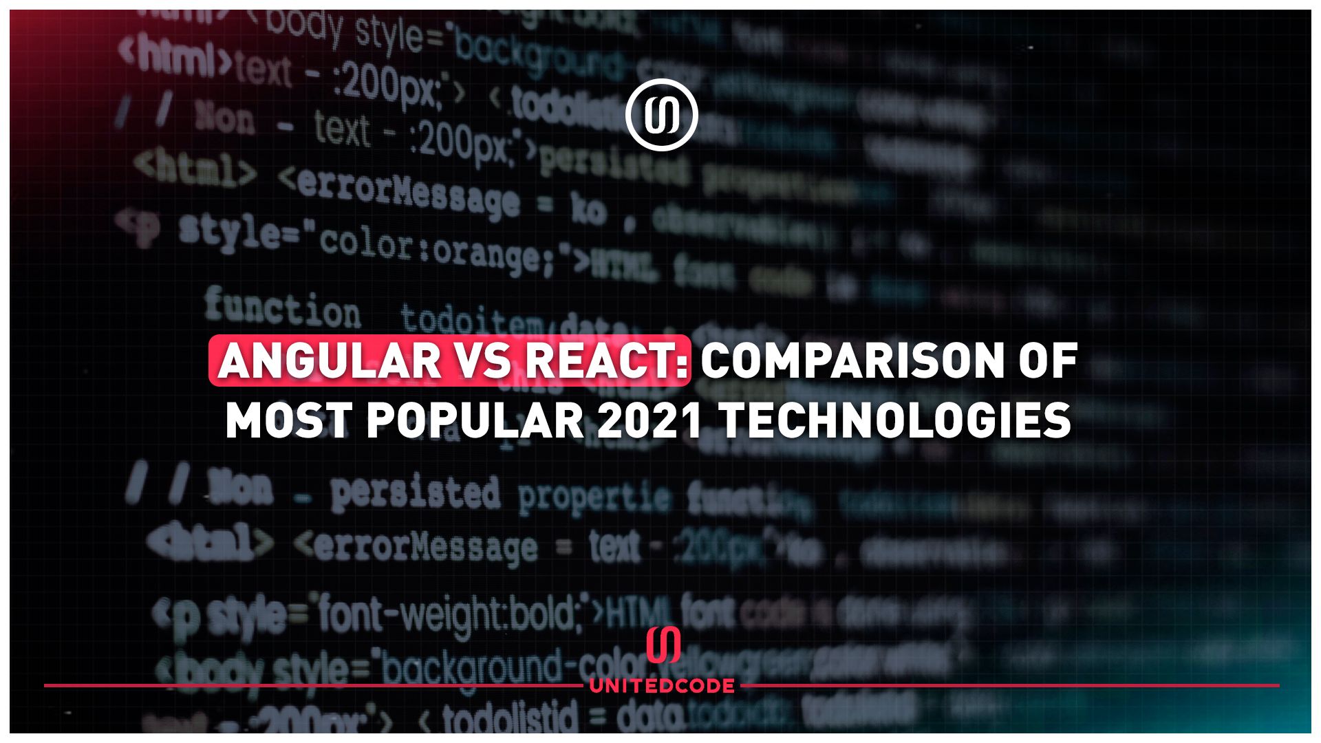 angular vs react comparison of most popular 2021 technologies